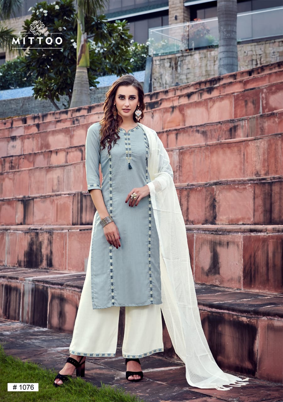 Mittoo Present Odhni Vol 5 Designer Kurtis With Dupatta Catalogue.