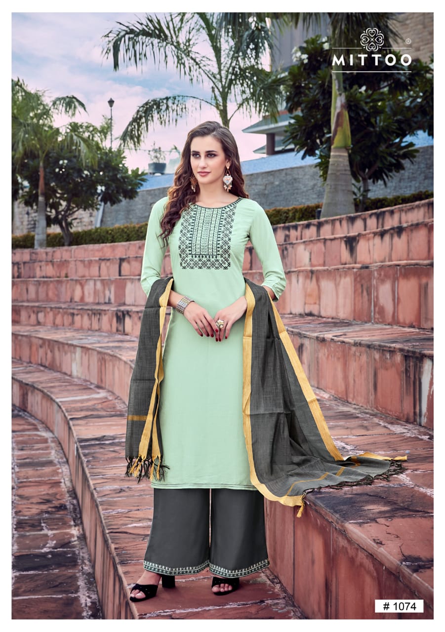 Mittoo Present Odhni Vol 5 Designer Kurtis With Dupatta Catalogue.