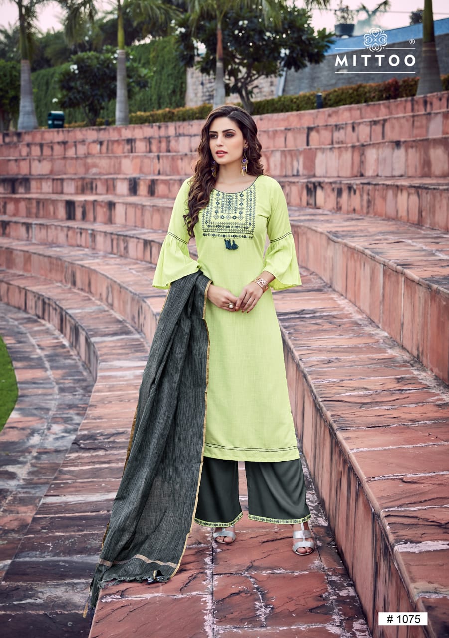 Mittoo Present Odhni Vol 5 Designer Kurtis With Dupatta Catalogue.