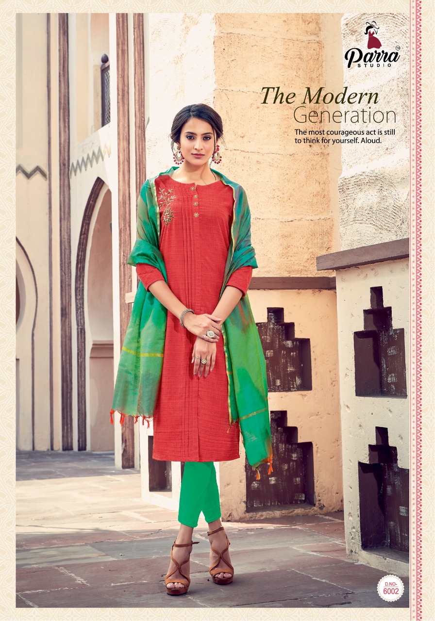 Parra Studio Present Odhani Kurtis And Dupatta Collection.