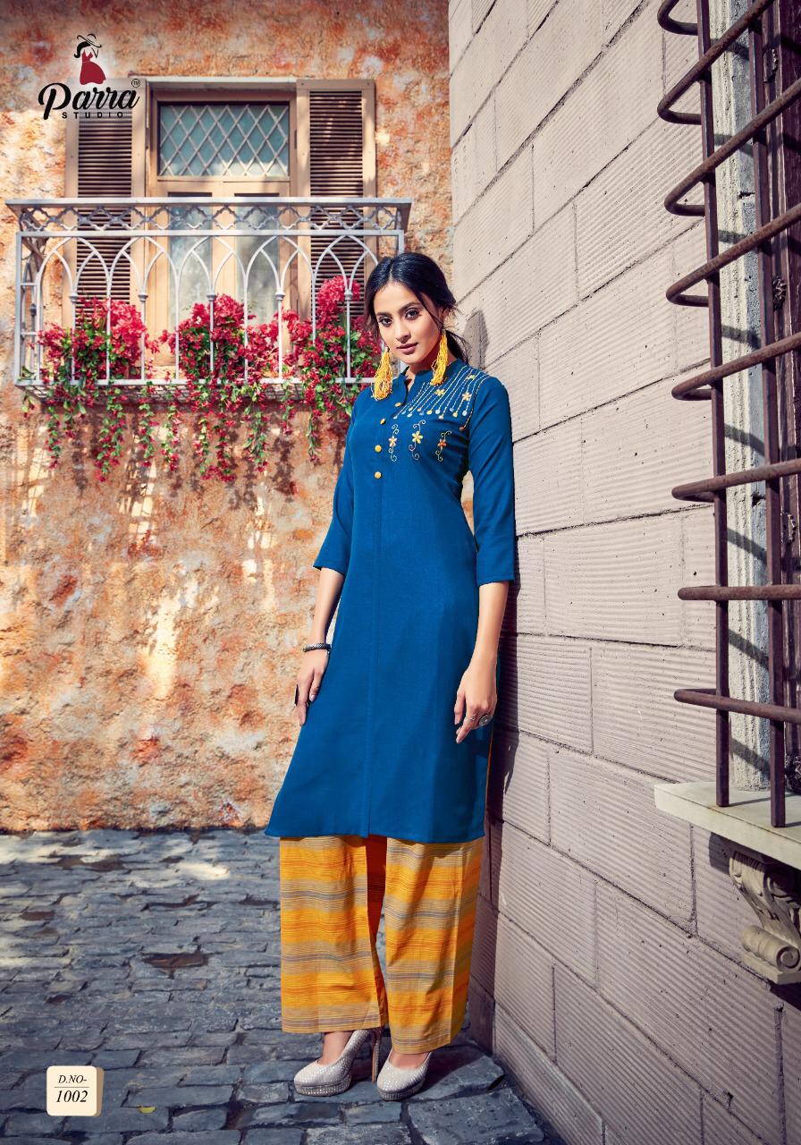 Parra Present Amaze Vol 1 Casual Wear Kurti With Palazzo Catalogue