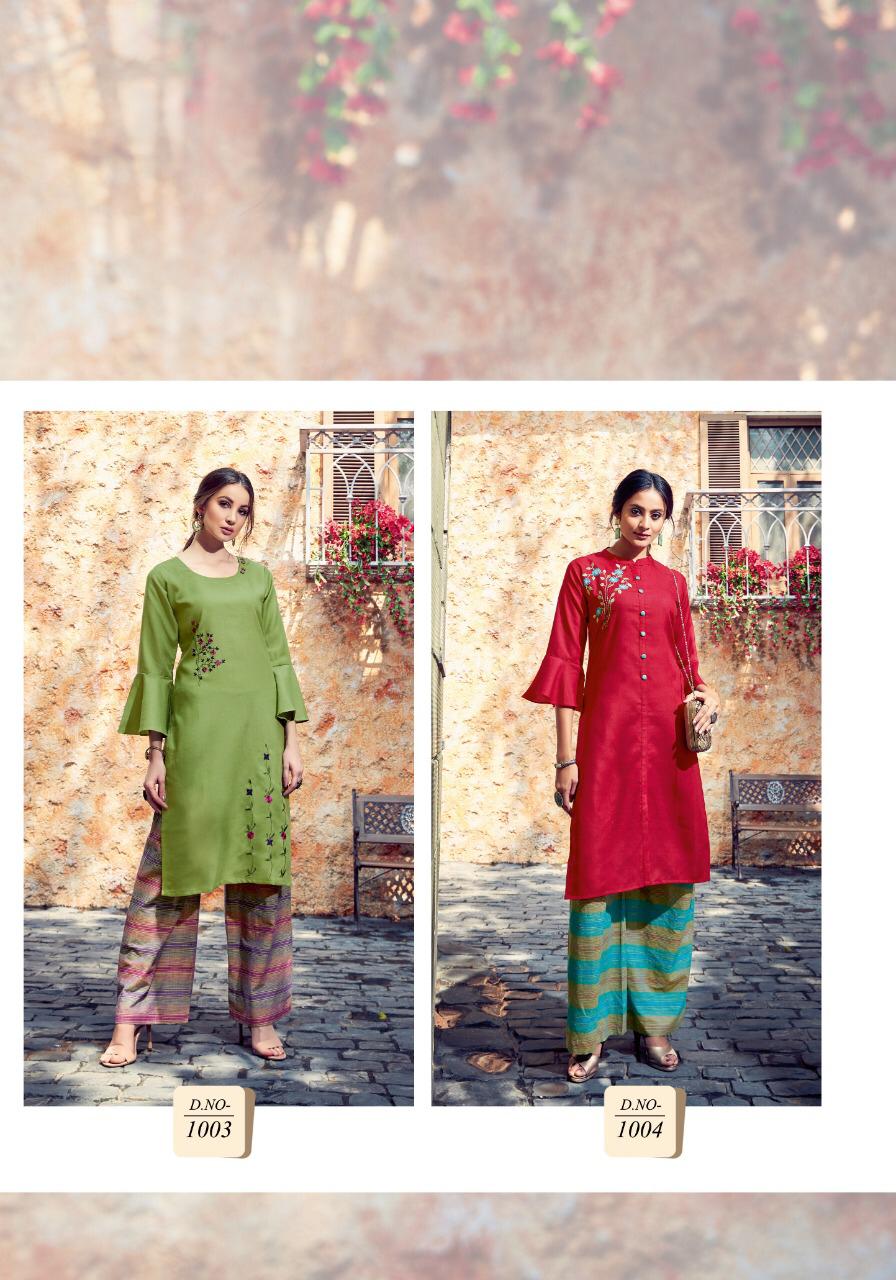 Parra Present Amaze Vol 1 Casual Wear Kurti With Palazzo Catalogue
