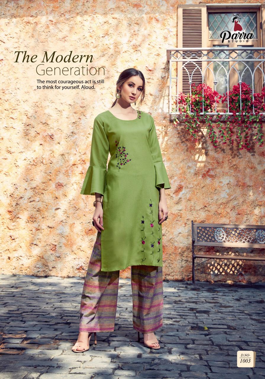 Parra Present Amaze Vol 1 Casual Wear Kurti With Palazzo Catalogue