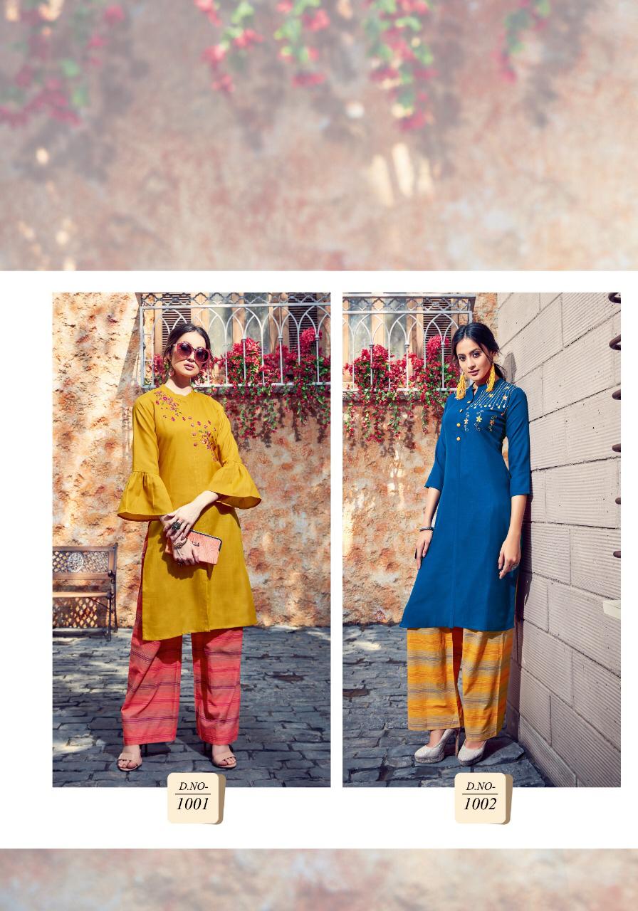 Parra Present Amaze Vol 1 Casual Wear Kurti With Palazzo Catalogue