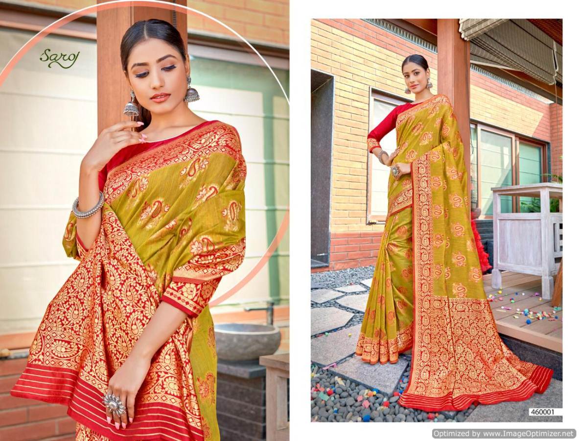 Saroj By Rajkanya Banarasi Silk Designer Saree Catalogue