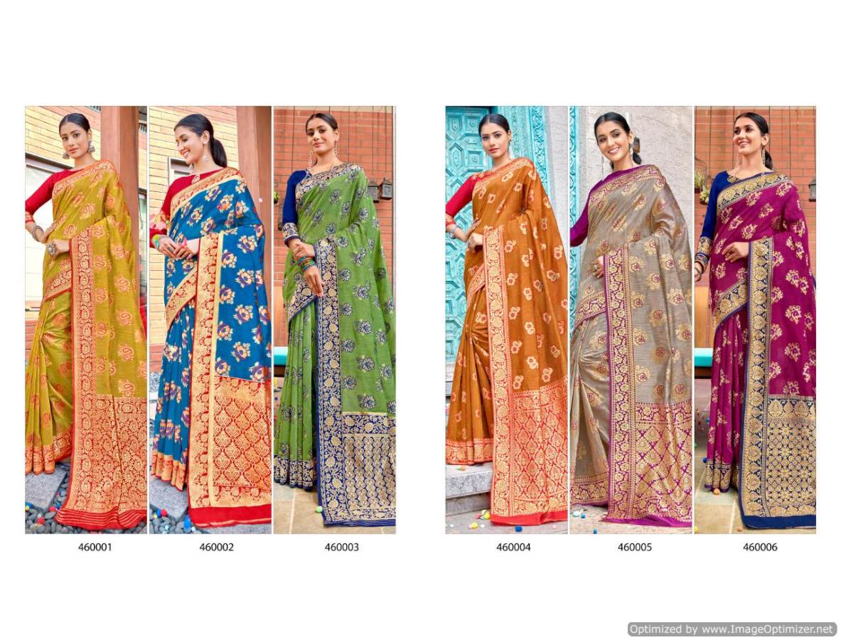 Saroj By Rajkanya Banarasi Silk Designer Saree Catalogue