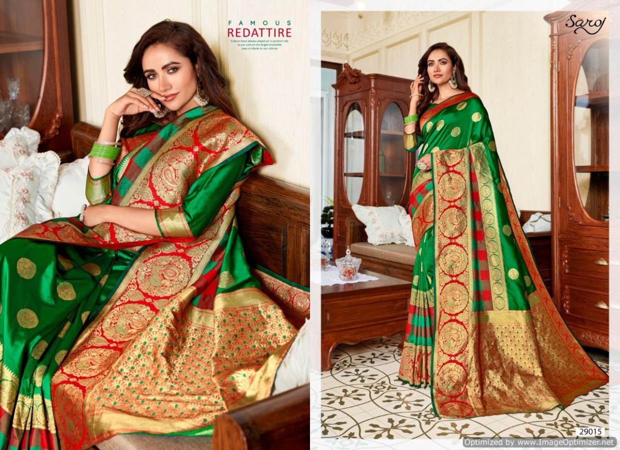 Saroj By Shivanjali  Vol 3 Weaving Silk Designer Saree Catalogue