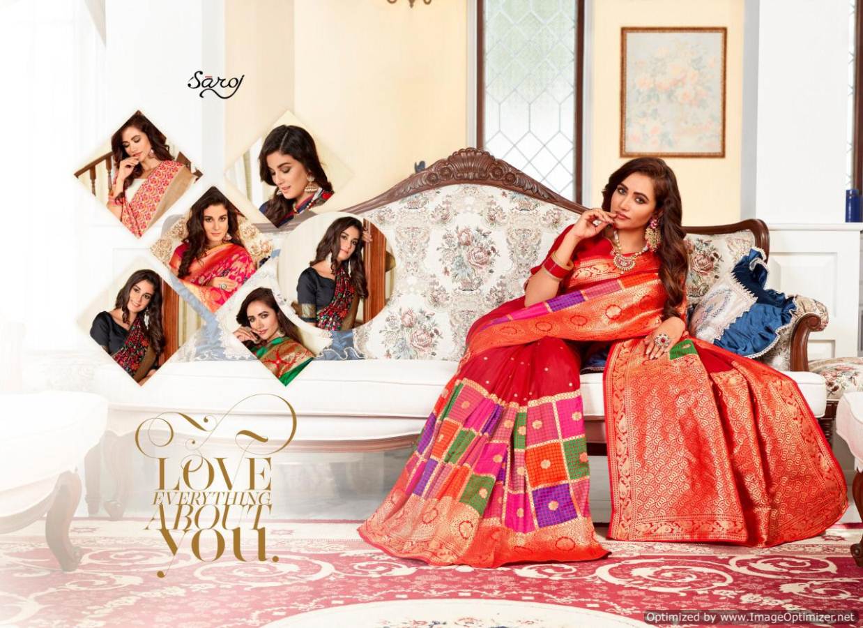 Saroj By Shivanjali  Vol 3 Weaving Silk Designer Saree Catalogue