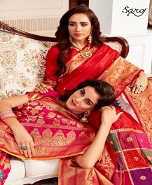 Saroj By Shivanjali  Vol 3 Weaving Silk Designer Saree Catalogue