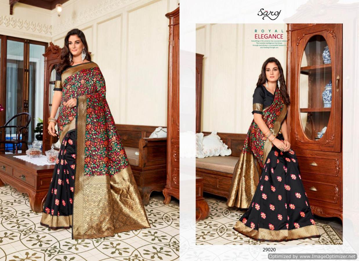 Saroj By Shivanjali  Vol 3 Weaving Silk Designer Saree Catalogue