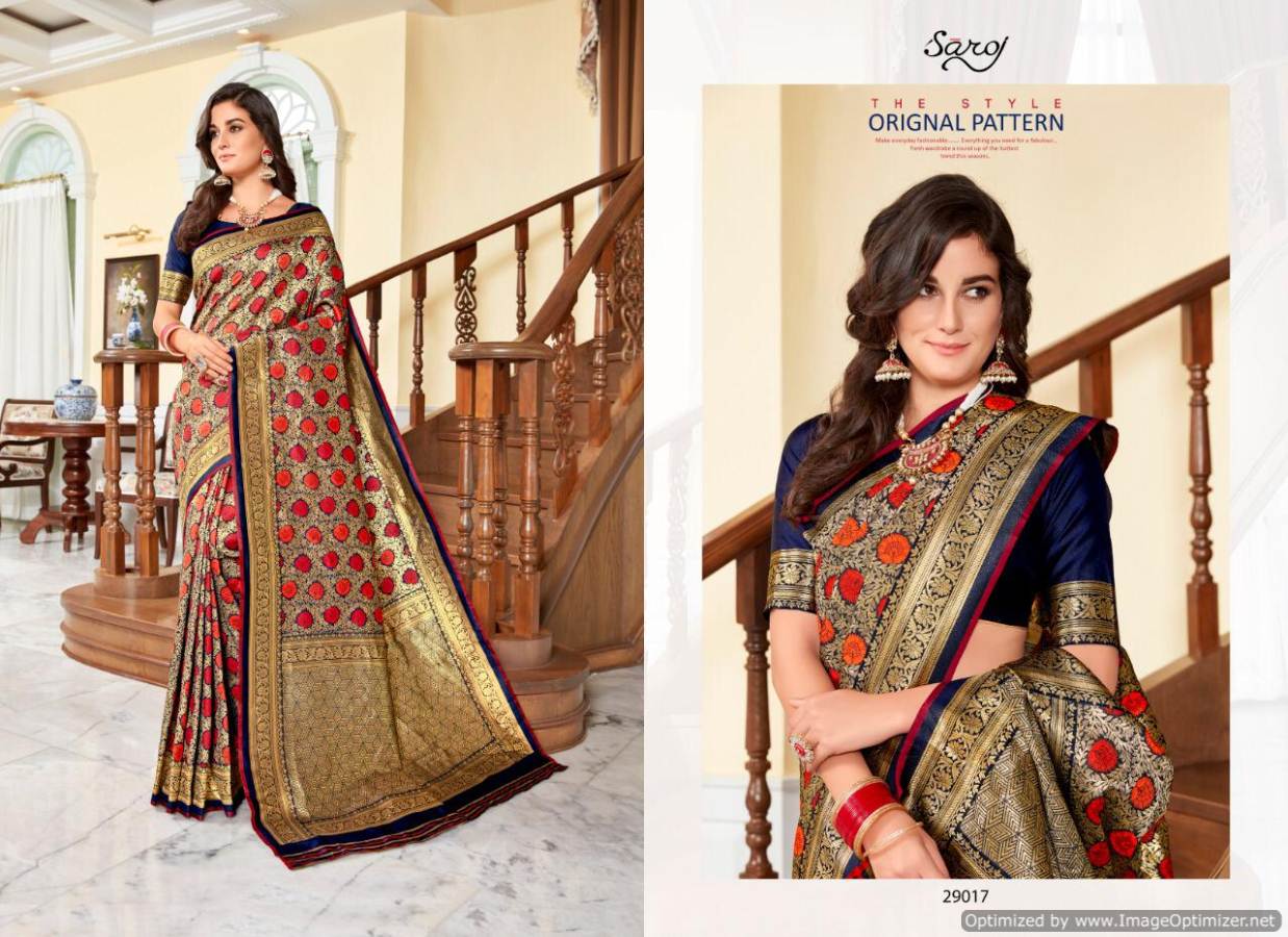 Saroj By Shivanjali  Vol 3 Weaving Silk Designer Saree Catalogue