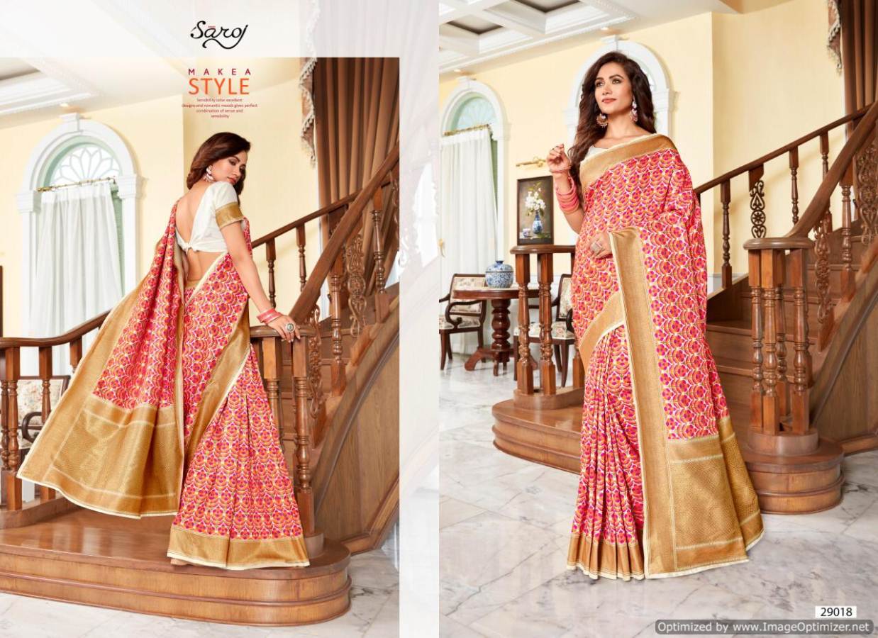 Saroj By Shivanjali  Vol 3 Weaving Silk Designer Saree Catalogue