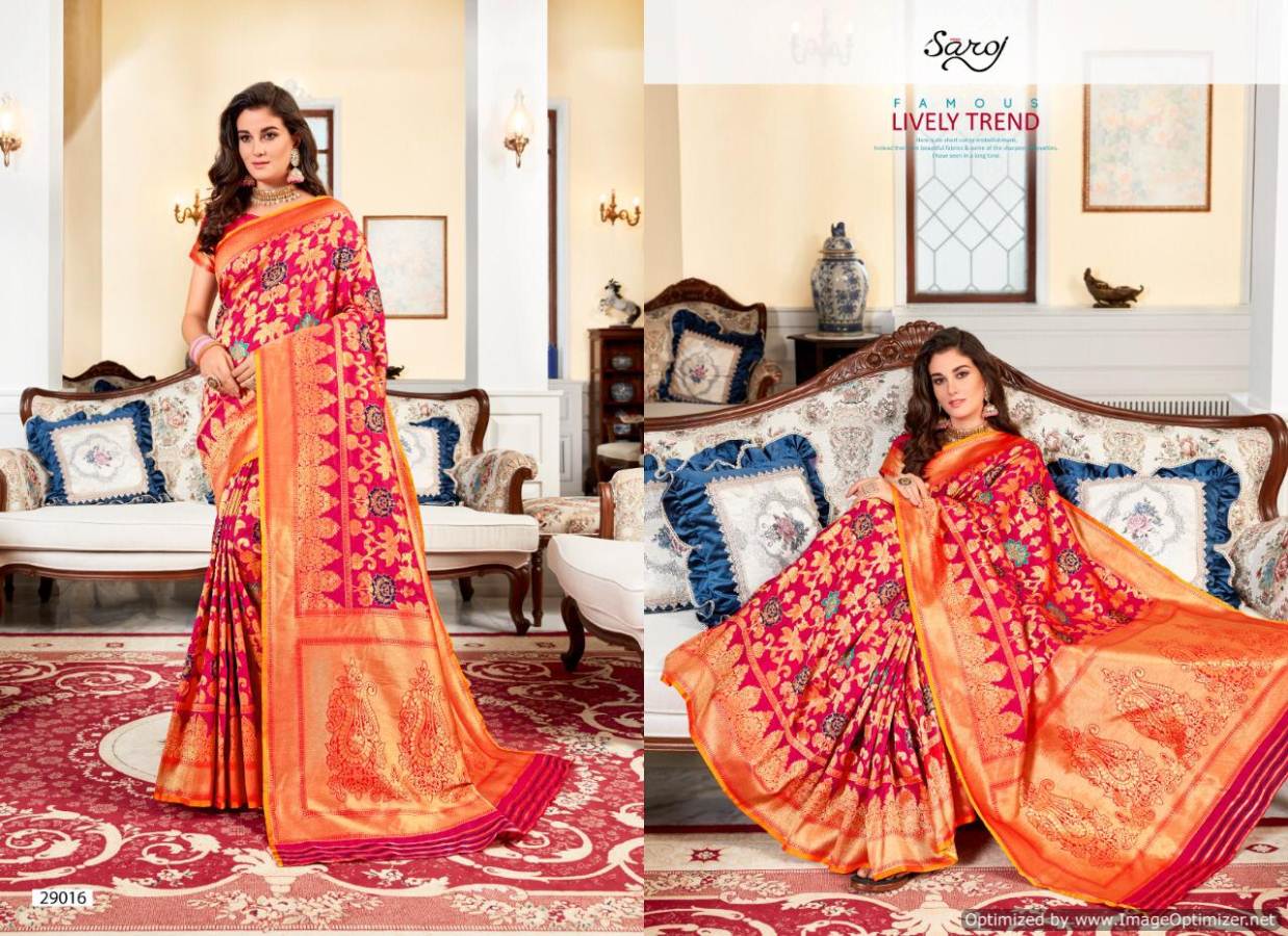 Saroj By Shivanjali  Vol 3 Weaving Silk Designer Saree Catalogue