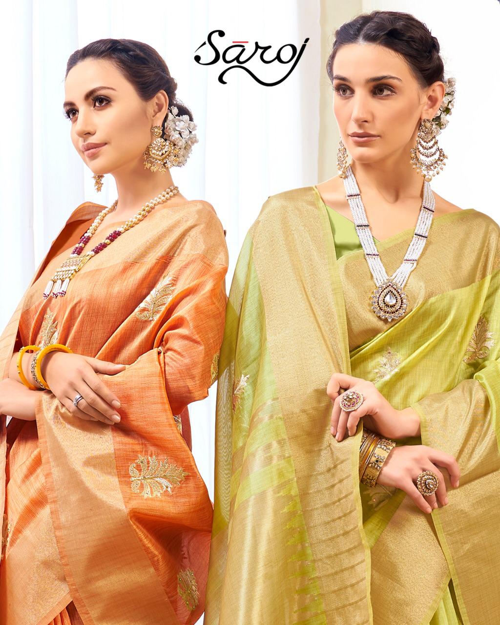 Saroj Present Amaira Party Wear Sarees Catalogue