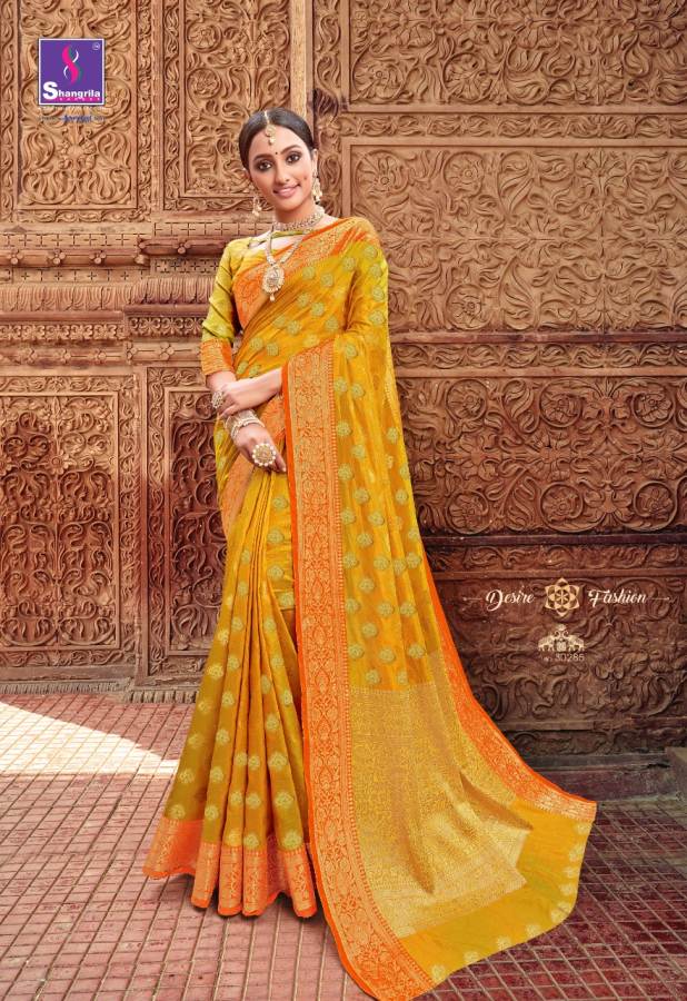 Shangrila By Alankaar Silk Weaving Zari Silk Festive Wear Saree