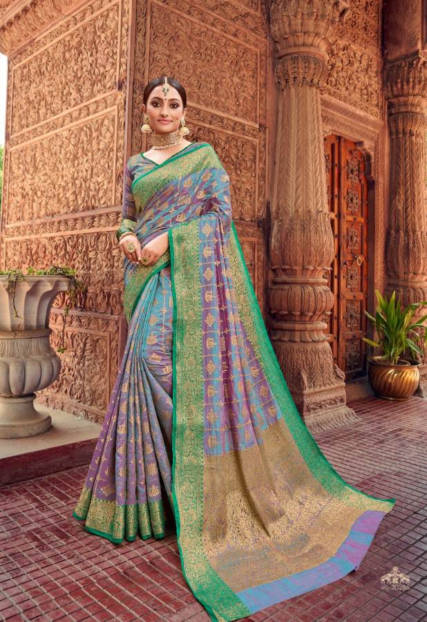 Shangrila By Alankaar Silk Weaving Zari Silk Festive Wear Saree