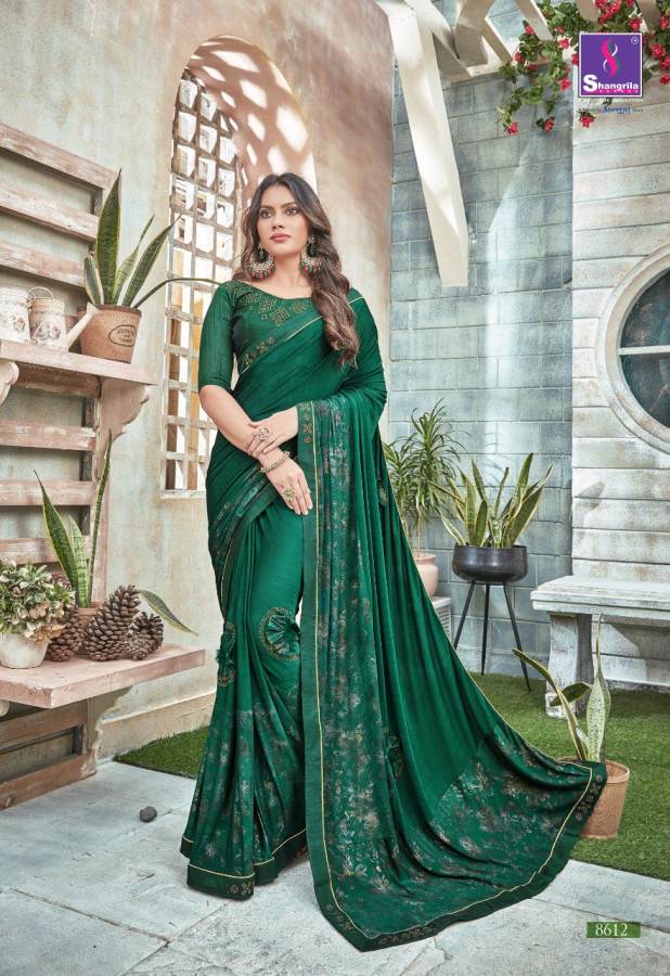 Shangrila By Alisha Designer Bollywood Style Sarees Catalogue.