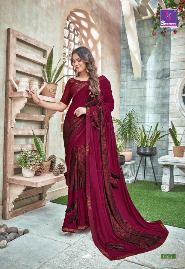 Shangrila By Alisha Designer Bollywood Style Sarees Catalogue.