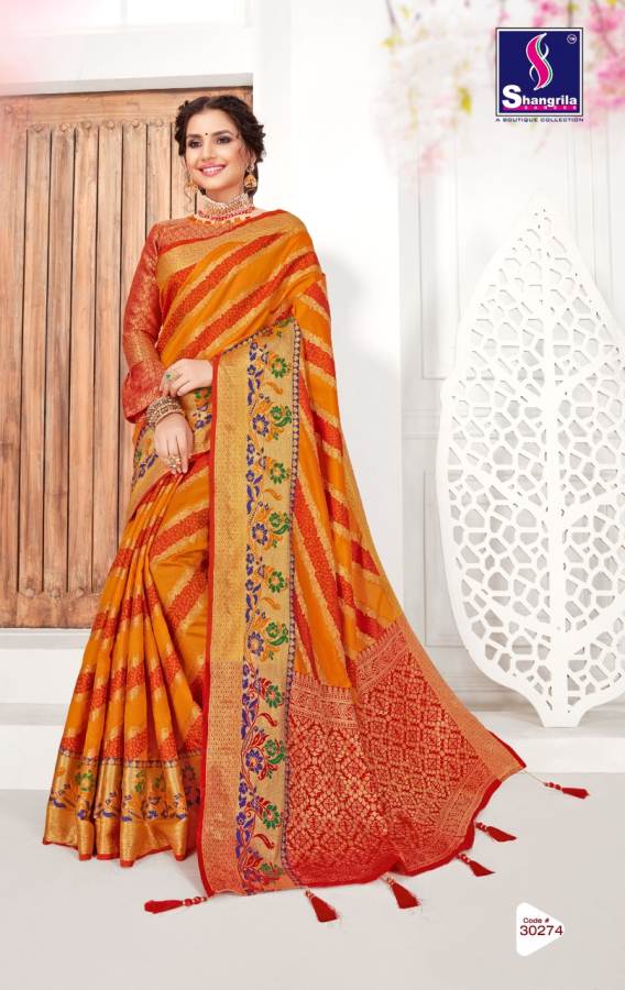 Shangrila By Jeevika Silk Vol 3 Festive Wear Silk Saree Collection