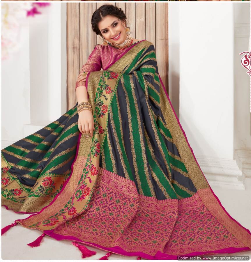 Shangrila By Jeevika Silk Vol 3 Festive Wear Silk Saree Collection