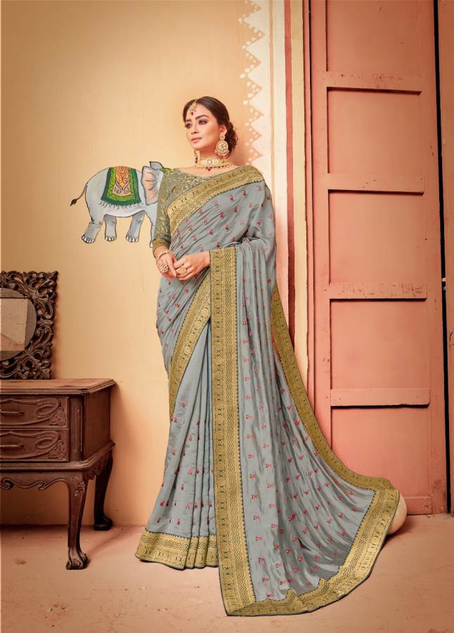 Shangrila By Kalyani Soft Silk Heavy Border Worked Sarees Catalogue