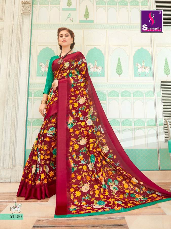 Shangrila By Kanishka Of Linen Cottton Saree Catalogue