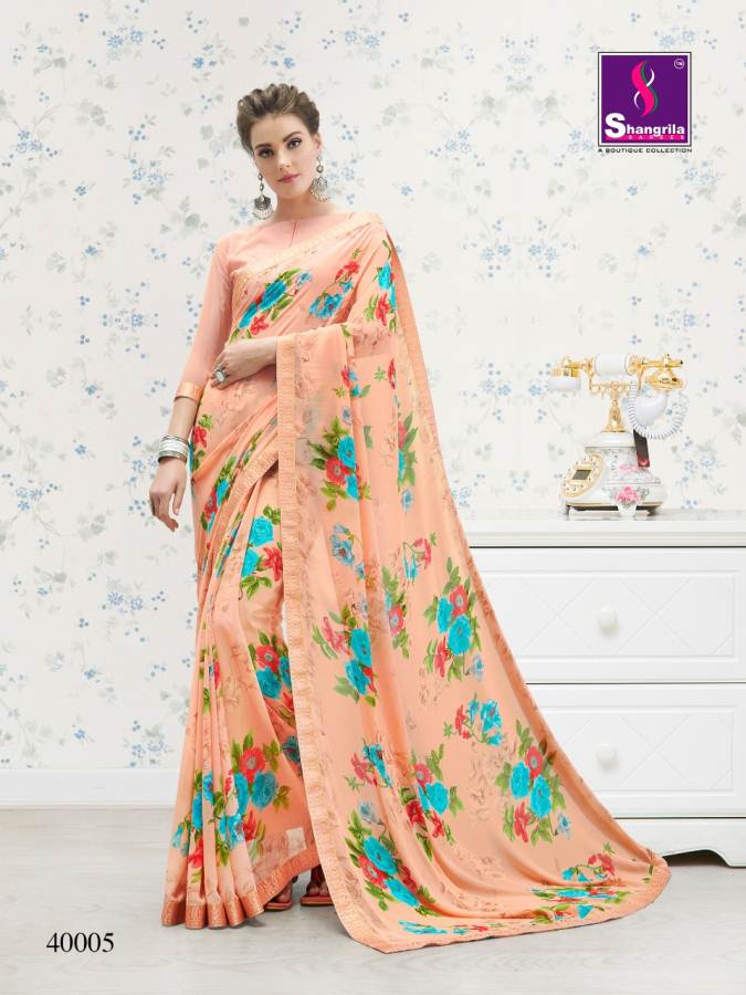 Shangrila By Nirvana Vol 4 Exclusive Floral Prints Sarees Collection