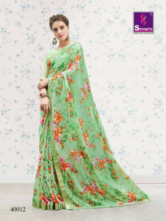 Shangrila By Nirvana Vol 4 Exclusive Floral Prints Sarees Collection