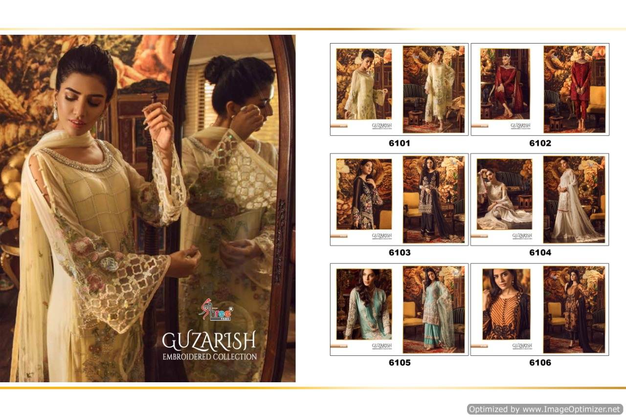 Shree By Guzarish Embroidery Collection Pakistani Suits Catalogue