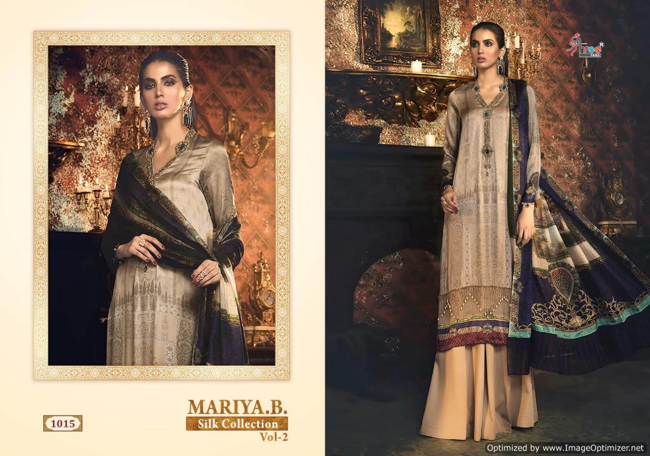 Shree By Mariya B Silk Collection 2 Heavy Japan Satin Pakistani Suits