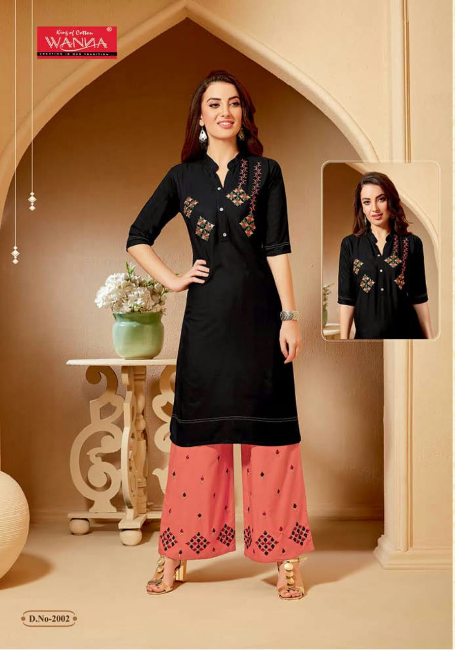 Wanna Present Stylic Vol 3 Designer Rayon Kurti With Palazzo Catalogue