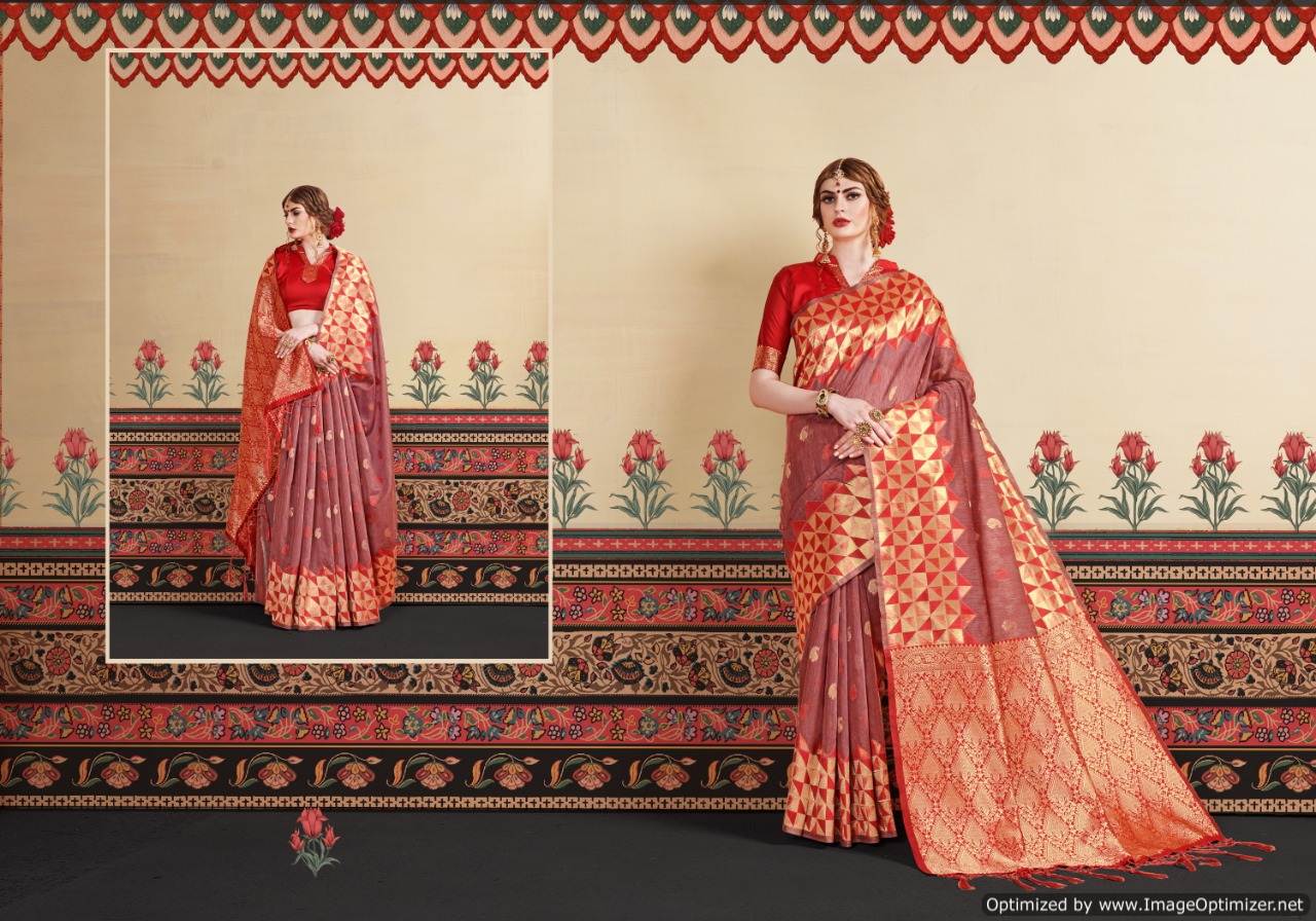 Ynf By Kranti Silk Linen Art Silk Sarees Collection