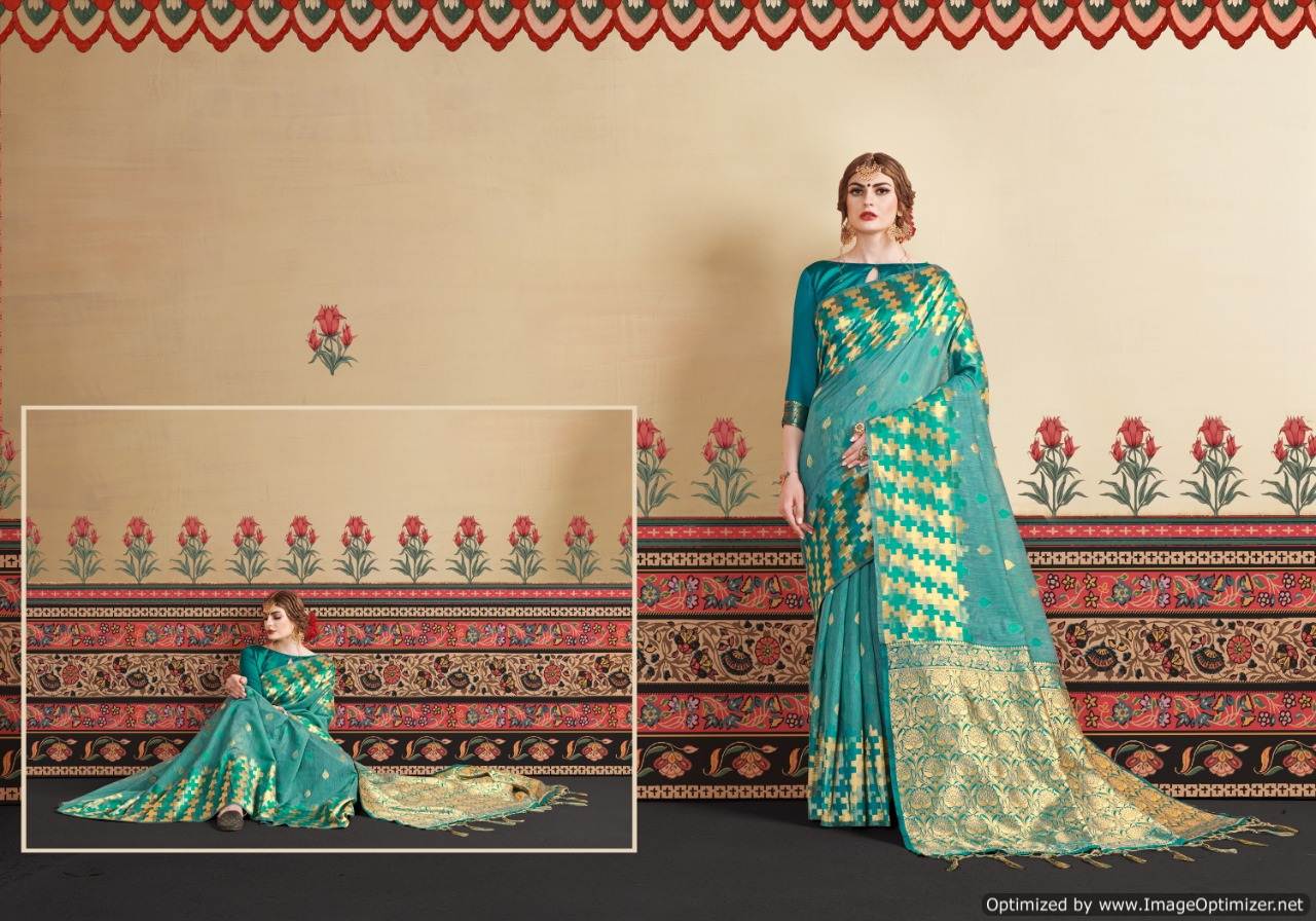 Ynf By Kranti Silk Linen Art Silk Sarees Collection
