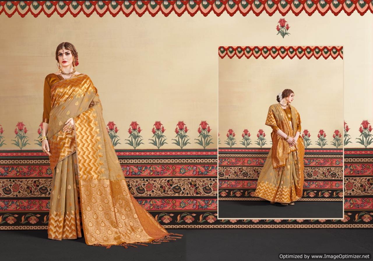 Ynf By Kranti Silk Linen Art Silk Sarees Collection