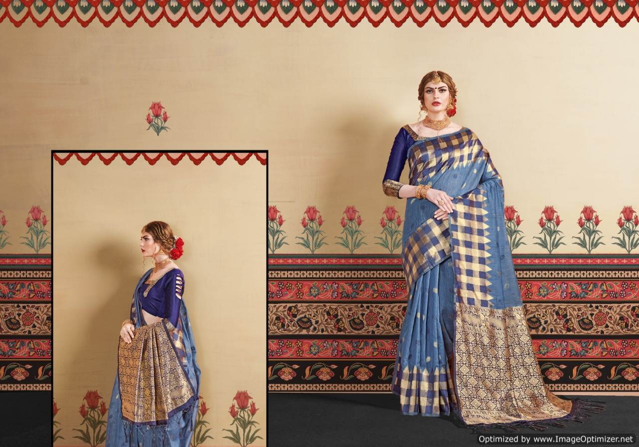 Ynf By Kranti Silk Linen Art Silk Sarees Collection