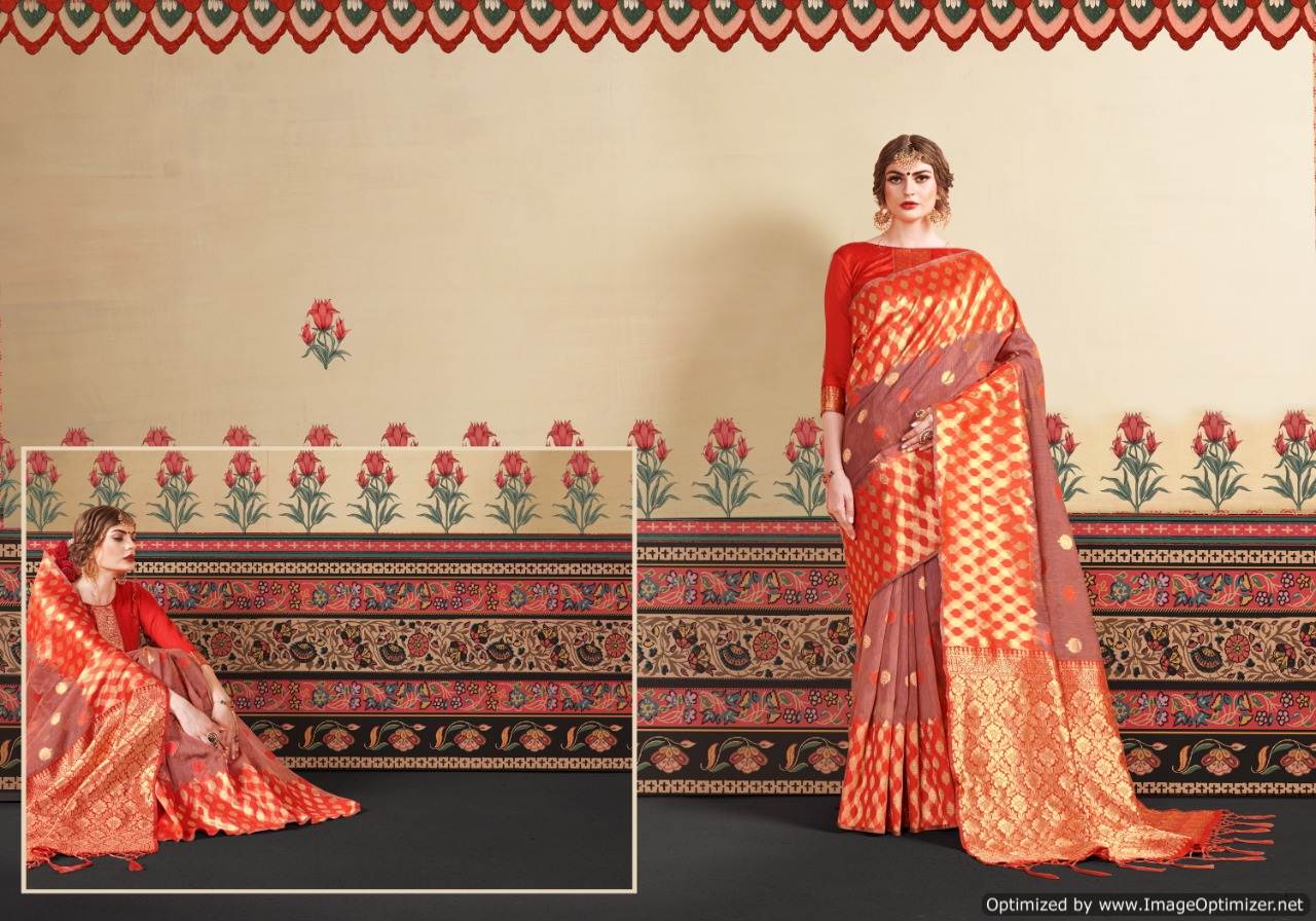 Ynf By Kranti Silk Linen Art Silk Sarees Collection