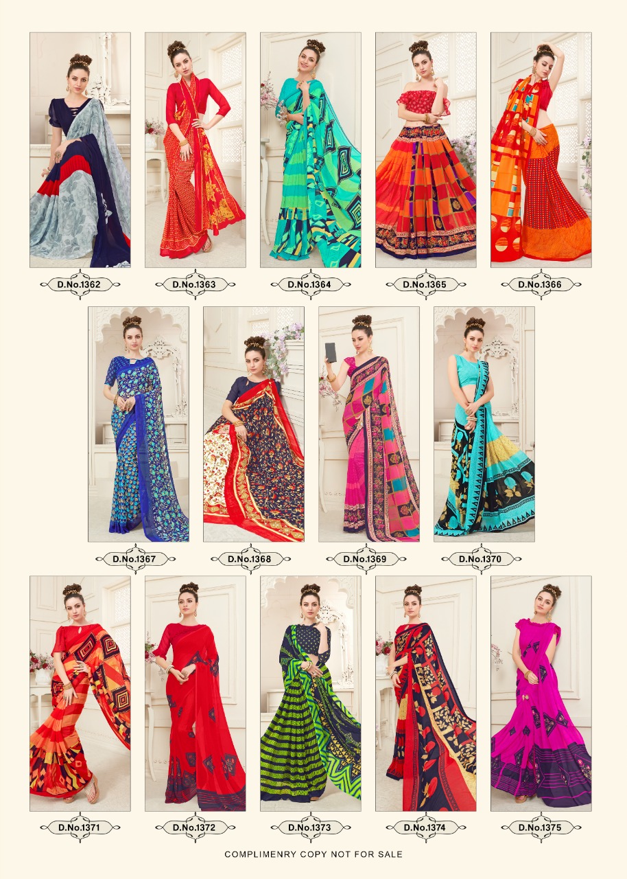 Haytee By Splash Vol 85 Heavy Dani Printed Saree Collection