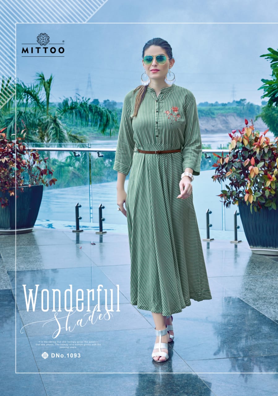 Mittoo Paresent Belt Vol 4 Designers Kurtis Catalogue