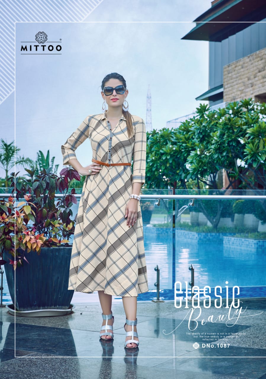 Mittoo Paresent Belt Vol 4 Designers Kurtis Catalogue