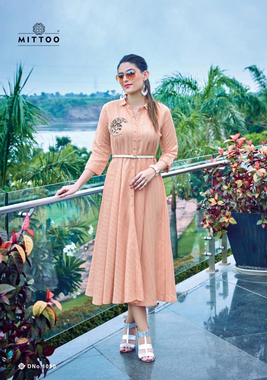 Mittoo Paresent Belt Vol 4 Designers Kurtis Catalogue