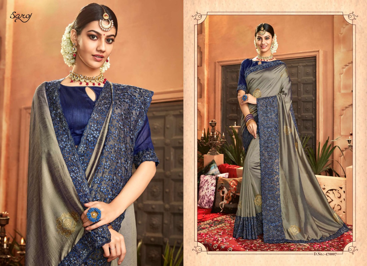 Saroj Present Nupur Wedding Wear Sarees Catalogue
