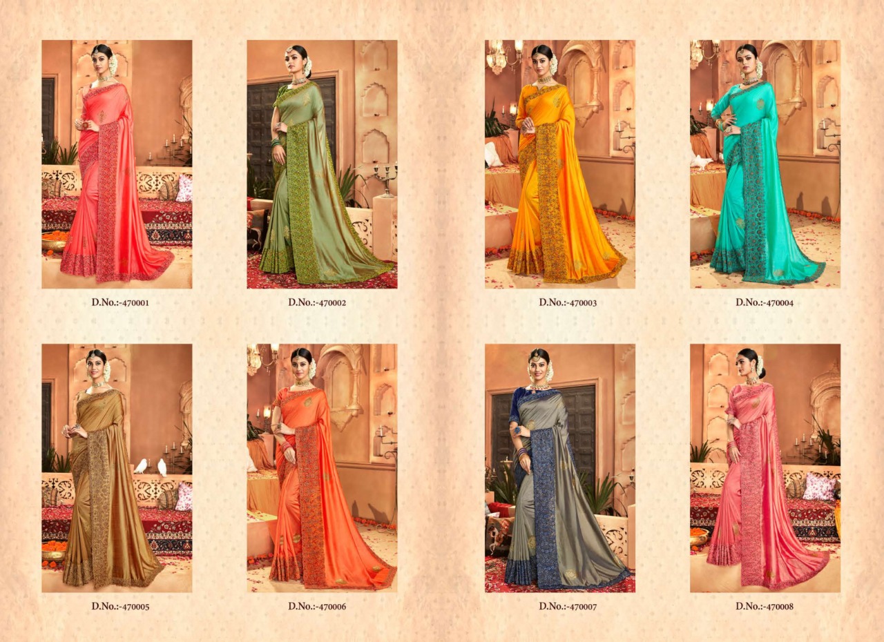 Saroj Present Nupur Wedding Wear Sarees Catalogue