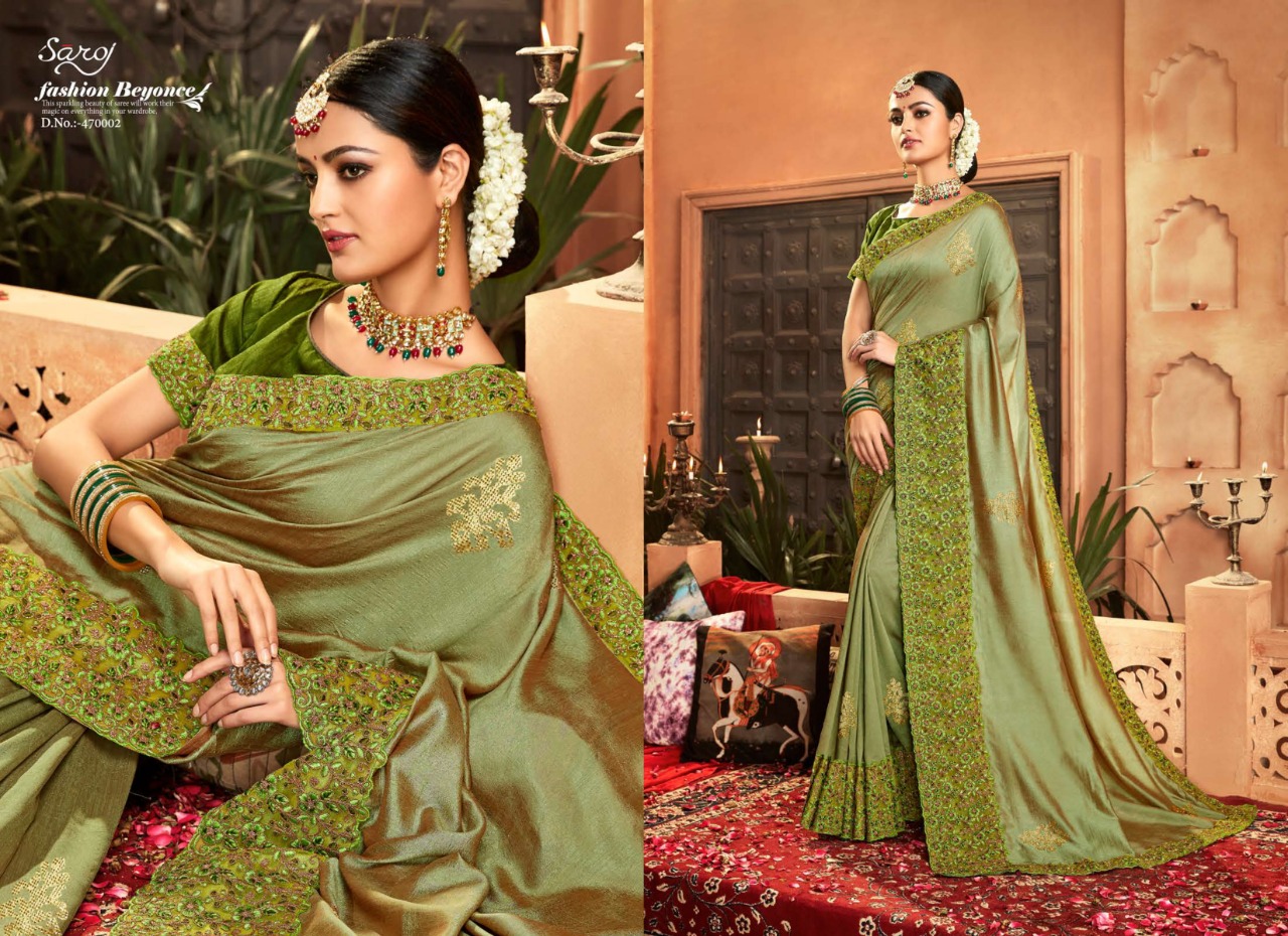 Saroj Present Nupur Wedding Wear Sarees Catalogue