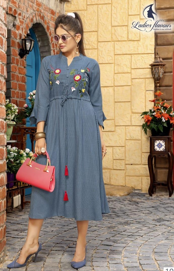 Ladies Flavour Present Elite Designers Kurtis Catalogue