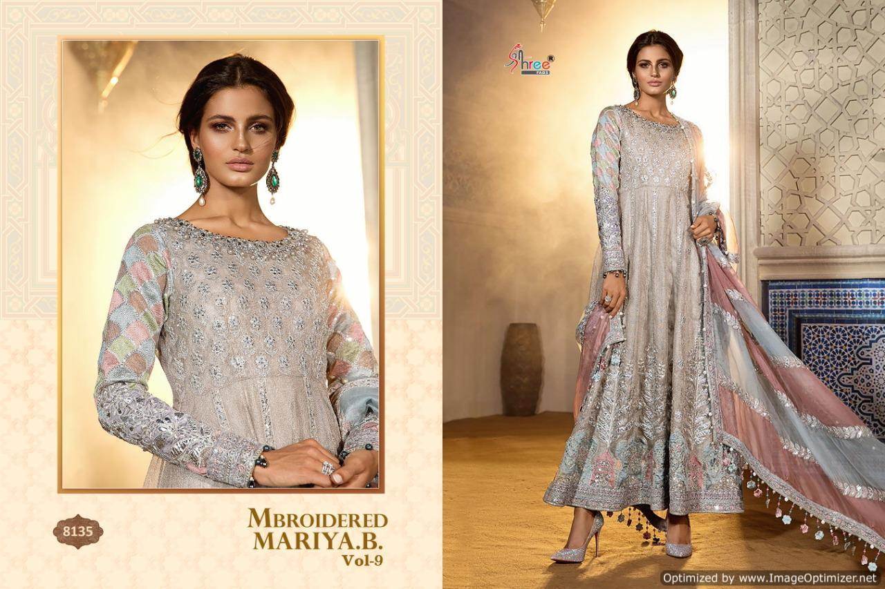 Shree Present Mbroidered Mariya B Vol 9 Catalogue
