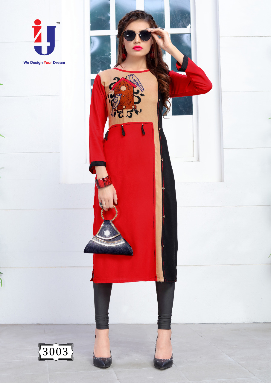 I4u Present Vintage Casual Wear Cut Style Kurtis Catalogue