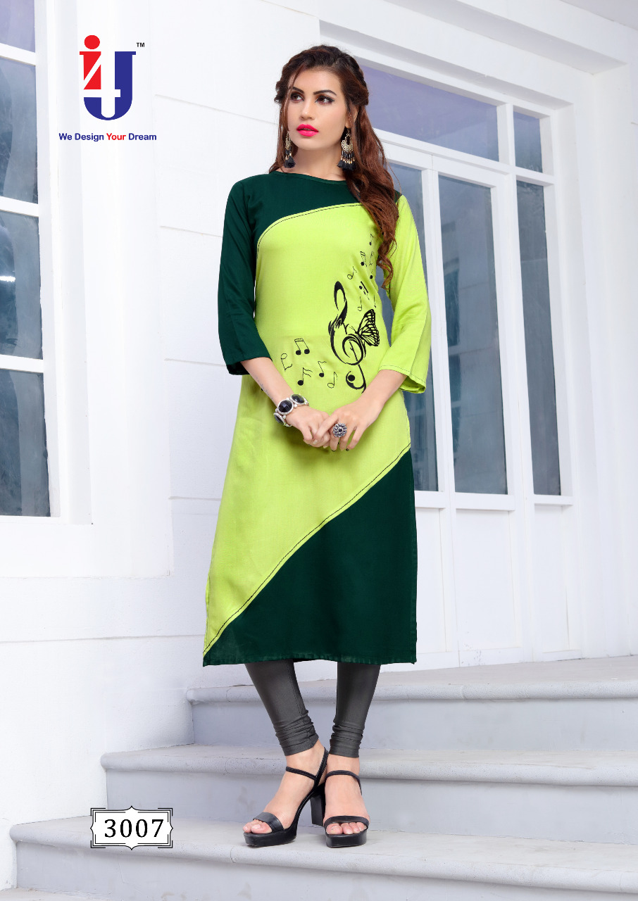 I4u Present Vintage Casual Wear Cut Style Kurtis Catalogue
