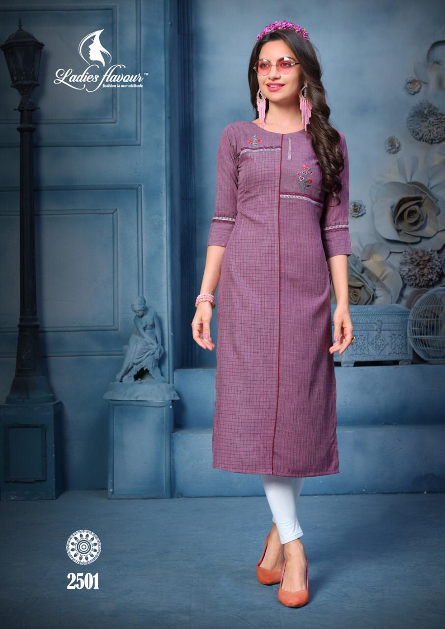 Ladies Flovour Present  Kajukatri Heavy Rayon Casual Wear Kurti Collection