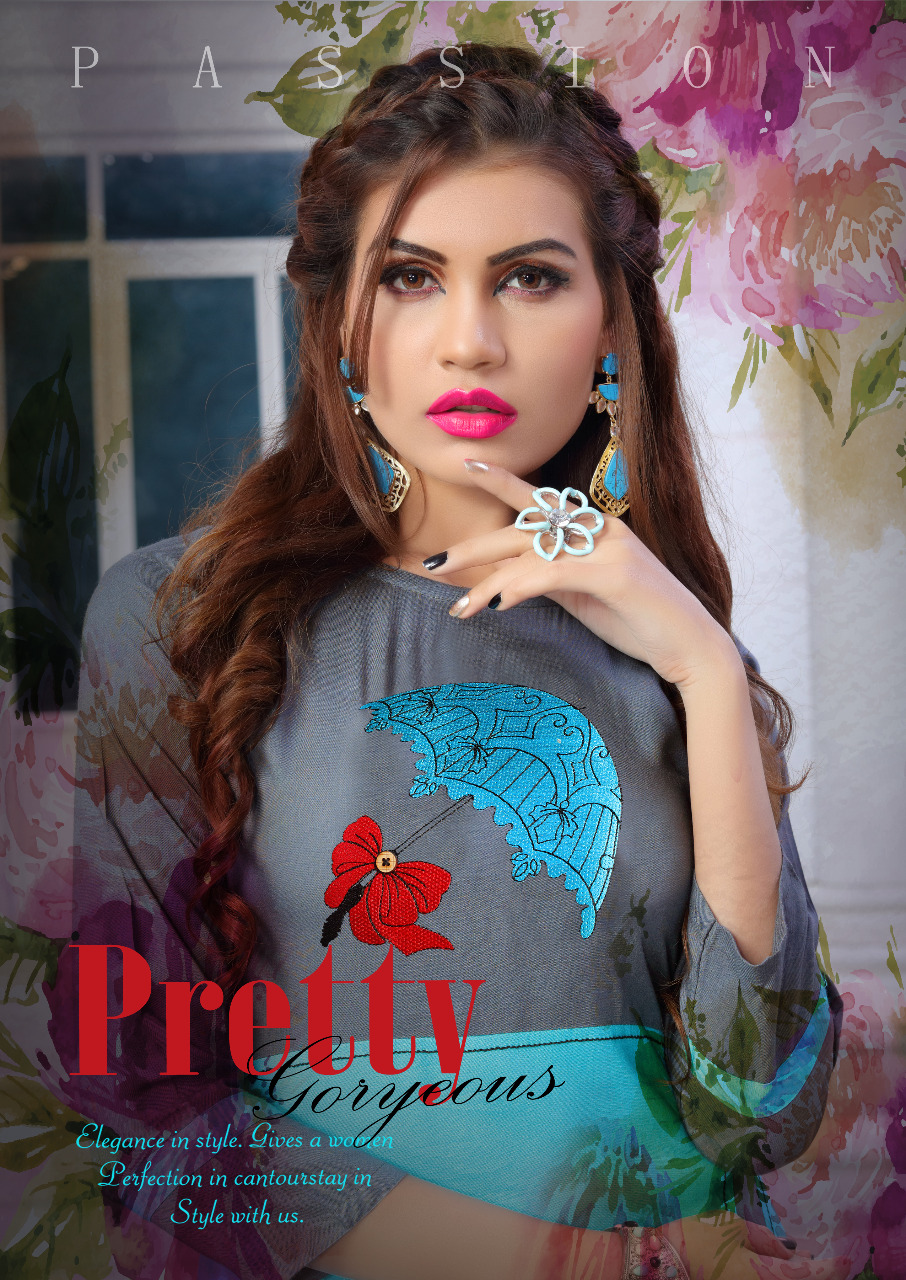 I4u Present Vintage Casual Wear Cut Style Kurtis Catalogue