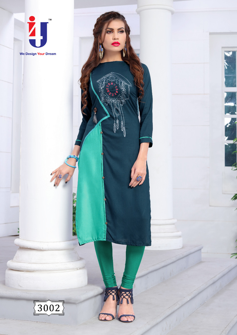 I4u Present Vintage Casual Wear Cut Style Kurtis Catalogue